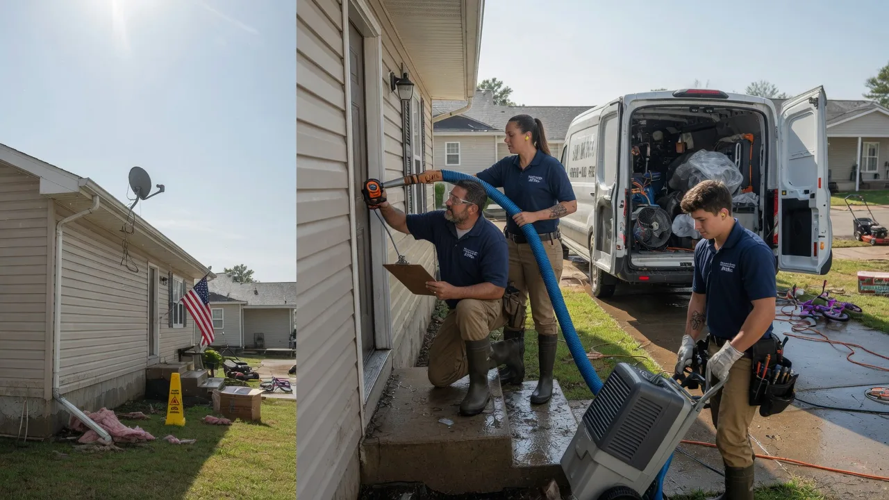 Ceiling Water Damage Restoration in Palmer, IL near me